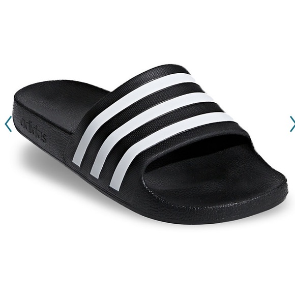 adidas Shoes - MOVING SALE | NWOT Adidas Adilette Core Black Women’s Slide Sandals, Size 8